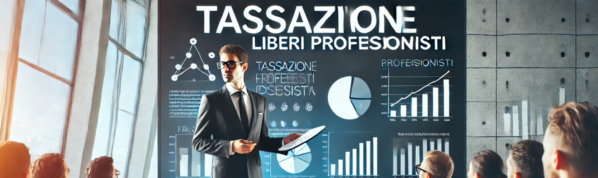 Spiegazione della tassazione per liberi professionisti con Partita IVA, dettagli sul regime forfettario e IRPEF, deduzione dei costi, calcolo delle imposte per cassa e scaglioni fiscali, con esempi pratici